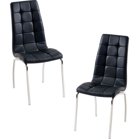 Packs Sillas Comedor - Pack 2 Sillas Liam - Negro (1/5)