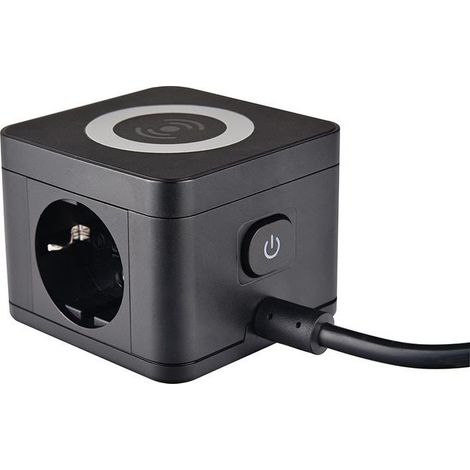 Cubo de salida de energía. 2 puntos de venta de potencia. IP 20