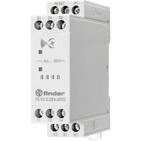 Finder Relais de protection moteur par thermistances 24 V/AC 2 inverseurs (RT) 1 pc(s) 70.92.0.024.0