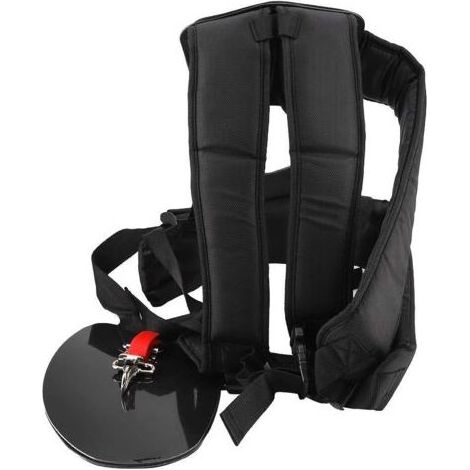Harnais à double pour débroussailleuse – Ceinture en nylon – Coussinet d'épaule pour confort – Compatible avec tondeuses lourdes (1/5)