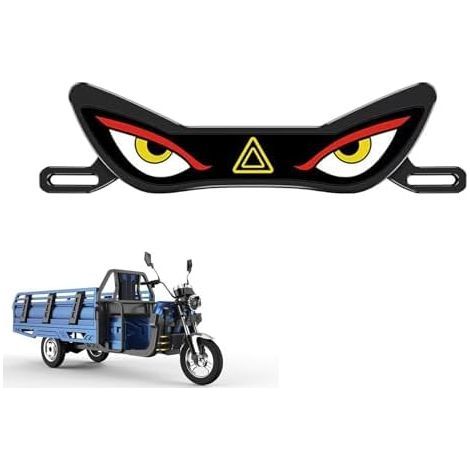 Fanale posteriore a LED impermeabile a forma di occhio per moto, ideale per strada, di notte, da turismo, fuoristrada e per feste di compleanno. (1/5)
