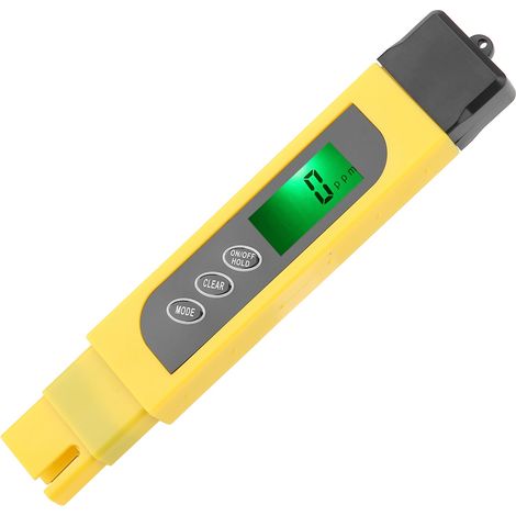 Testeur de qualité d'eau numérique 3 en 1 avec écran LCD, mesureur de pureté TDS 0-99℃ (1/5)