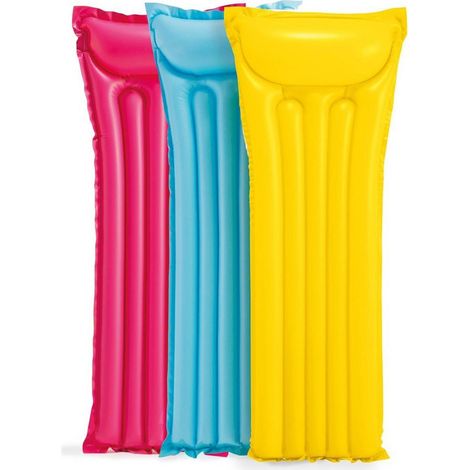 Trade Shop - Materassino Gonfiabile Tinta Unita 3 Colori Assortiti 183 X 69 Cm Piscina 59703 - (1/5)