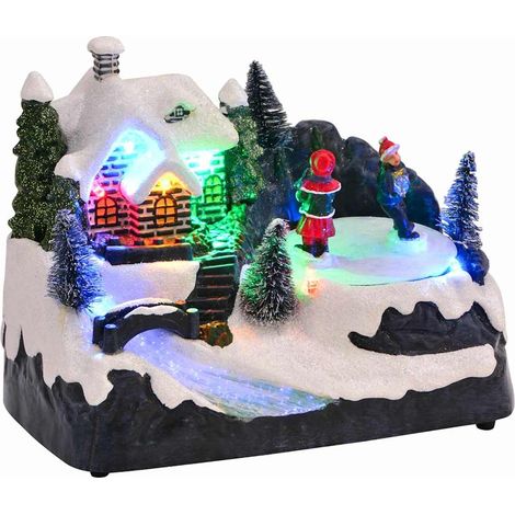 Centro de Mesa Navideño Multicolor 16 x 11,5 x 13 cm Plástico vidaXL