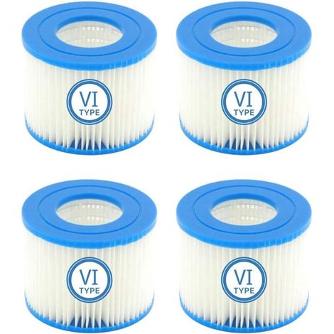 Filtre de Piscine pour Bestway VI, Cartouches filtrantes de Rechange pour Piscine pour Bestway 58323, 4PCS (1/5)