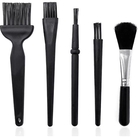 Kit de 5 brosses de nettoyage antistatiques pour ordinateur dont une brosse pour clavier et une pour caméra (1/5)