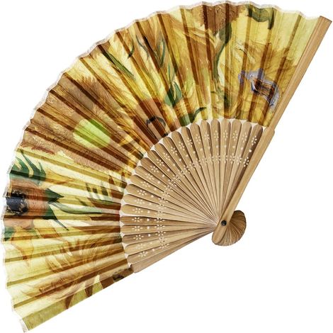 Éventail décoratif et utilitaire Tournesols - Van Gogh (1/2)