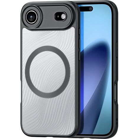 Custodia Dux Ducis Aimo Mag con anello magnetico per iPhone 17 Air - Nera (1/5)