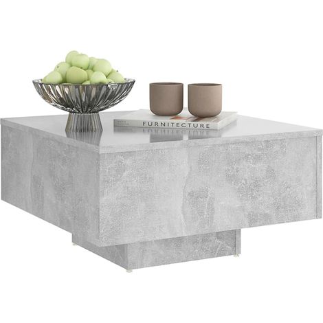 Table basse Gris béton 60x60x31,5 (1/5)