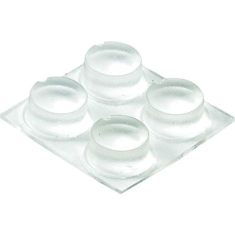 Hettich Anschlagpuffer 6,5 x 13,0 mm Kunststoff transparent - 6 Stück Türstopper