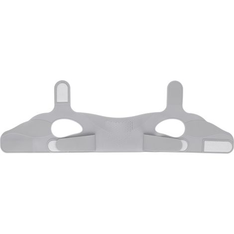 Bandeau de lifting visage en silicone souple, réducteur de double menton élastique, ceinture affinante V-line grise (1/5)
