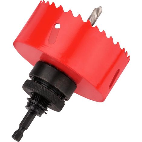 Scie-cloche 74 mm HSS M42 pour bois, aluminium, plastique (1/5)