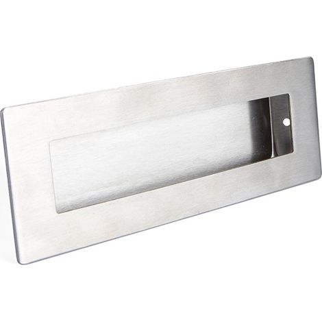 HERRAJES ALK tirador uñero para puerta corredera. 150x50. inox304