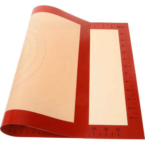 Tapis De Cuisson Polyvalents Pour Four Feuille De Cuisson En Silicone Antiadhésive Sans Pour Les Aliments Directs'-'-