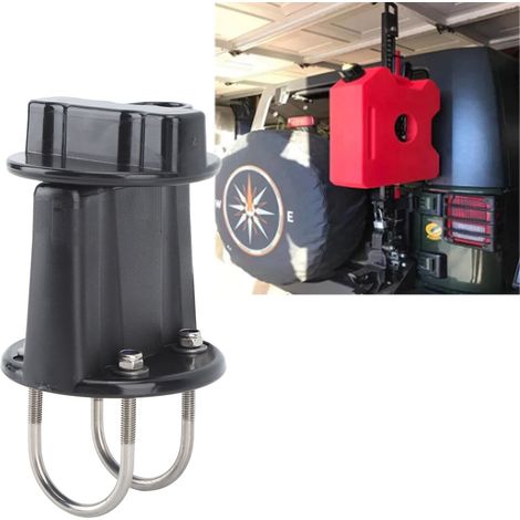 Support de verrouillage de rechange noir pour réservoir de carburant de 3L/5L pour motos et véhicules tout-terrain (1/5)