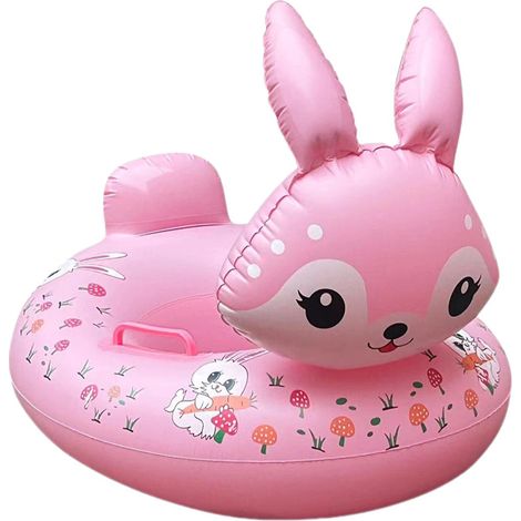 FENOPLASTICABouée de natation bébé gonflable - Modèles animaux mignons, siège intégré, 0-5 ans (1/3)