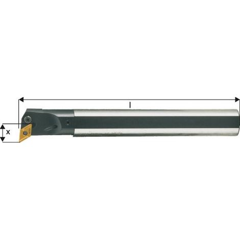 Barra Alesatrice 93 ° Iso A ..- Pdunr / L, A Raffreddamento Interno, Designazione: A32S Pdunr 15, Ø Coda - Dg7 32 Mm, Dimensioni Ø Min. 40 Millimetri (1/4)