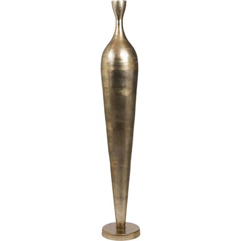 Amadeus - Vase haut en aluminium doré H180 cm Carmen (1/4)