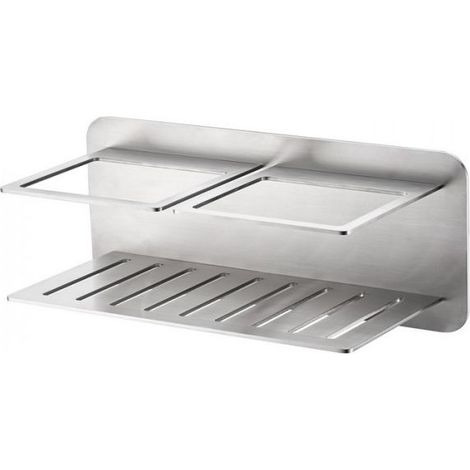 IMEX Support Savon Magnetique en Acier Inoxydable S304 Finition Nickel Brosse Couleur Nickel Brosse Modele IMAN IMEX-ADI011-NQ (1/4)