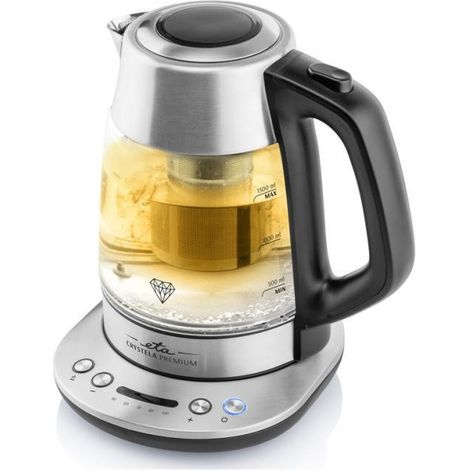 ETA Crystela Premium Elektrischer Wasserkocher transparent 1,5L