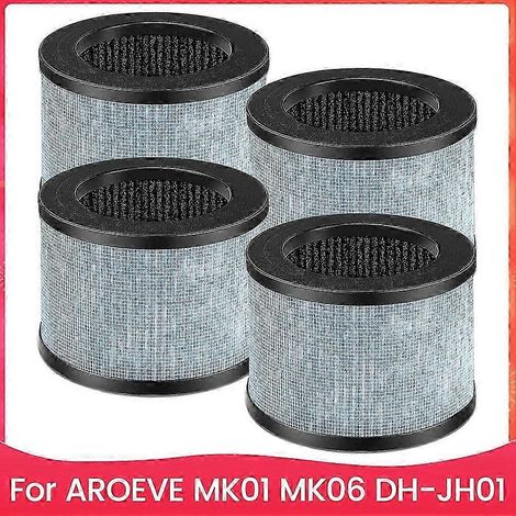4 cartouches de rechange pour filtre à air compatibles avec les accessoires de filtre à air AROEVE MK01 MK06 DH-JH01 (1/5)