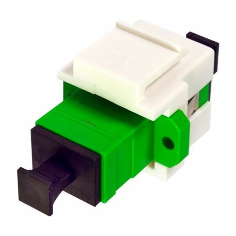 Toma FO para ICT-2 módulo Keystone con adaptador SC/APC H caja plástica
