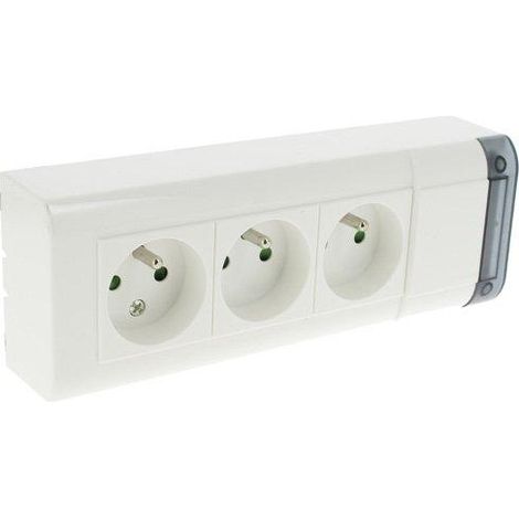 Legrand Steckdosenleiste DLPlus weiß 3 Steckdosen 16A