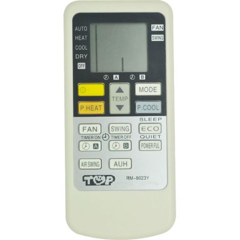 Convient à la plupart des télécommandes universelles de climatiseurs Panasonic RM8023Y