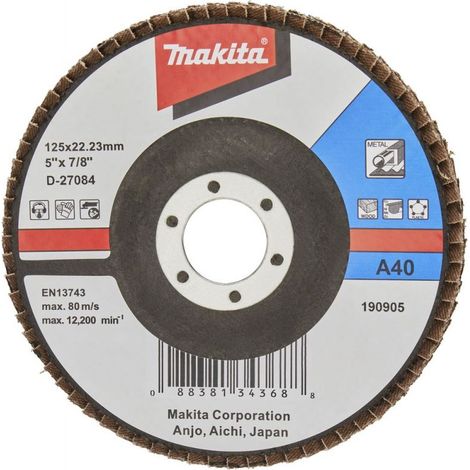 Makita D-27084  Fächerschleifscheibe Durchmesser 125 mm    1 St.