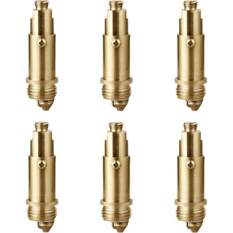 6 PièCes Bouchon De Vidange Noyau Rebondissant-Bassin Pop-Up Boulon à Ressort En Laiton-Adapté à La Plupart Des Bouchons De Vidange De Bassin De Baignoire D'éVier