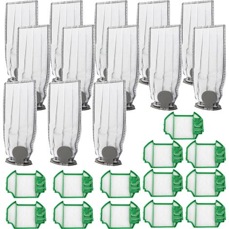 10 Sacs d'Aspirateur pour Vorwerk Kobold VK7, Sac À Poussière de Rechange pour Vorwerk Kobold FP7 Aspirateur, Sac Filtrant de Rechange pour Kobold FP7 Balai Sans Fil (1/5)