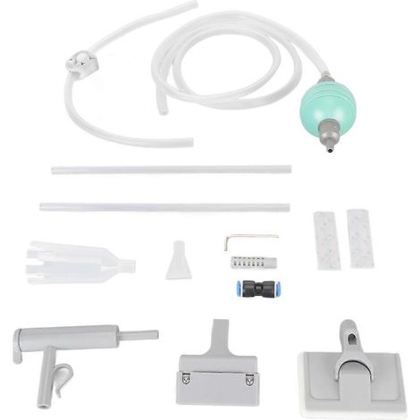 Aspirateur d'aquarium miniature mains libres et efficace pour changer l'eau des algues, du sable et des déjections de poissons. (1/3)