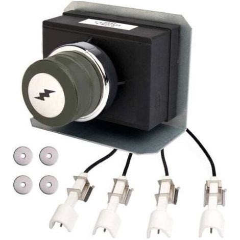 Kit d'allumage 7629 pour Weber Genesis I 330 avec boutons de brûleurs avant (2011-2016), Kit d'élément piézoélectrique d'allumage, Kit d'électrodes d'allumage Ne convient pas à Genesis II Serie (1/4)