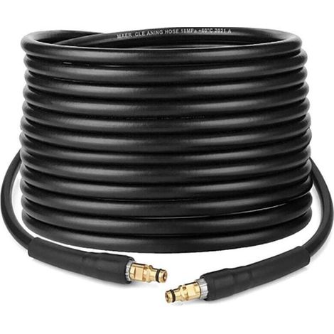 Manguera de repuesto de alta presión de 10 m con conector rápido para hidrolimpiadoras Kärcher K2, K3, K4, K5, K6 y K7.