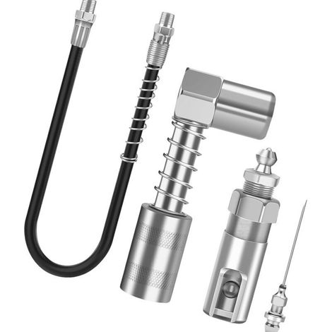 Schmiernippeladapter mit flexiblem Verlängerungsschlauch zur effizienten Schmierung von Kfz-Wartungsgeräten (1/4)