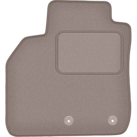 Tapis de sol beige pour conducteur : Renault Grand Scenic III (2009-2016) (1/5)