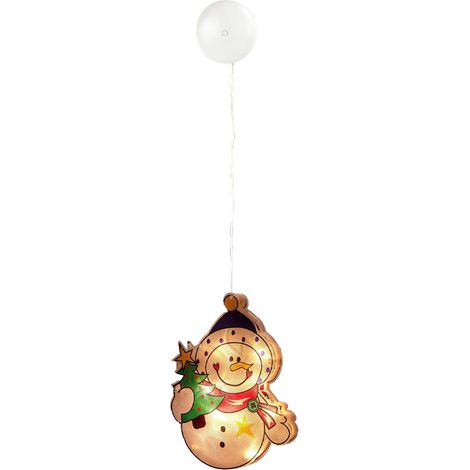 Guirlande Lumineuse De Noël - Avec Ventouse Pour Fenêtre - Pour Décoration Intérieure - 2 Mètres - 20 LED - Lot De 1 (1/5)