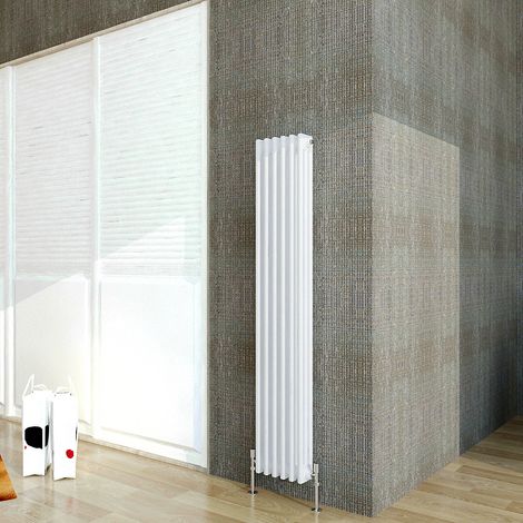 Biubiubath Traditional Cast Iron Radiator 1500x290mm 3 Column White