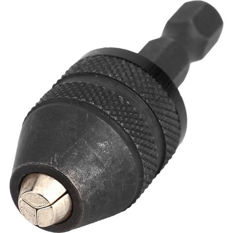 Mandrin Auto-Serrant Hex 1/4 Pouce pour Adaptateur de Bits de Perceuse Quick-Change avec Blocage 0.3‑3mm SG (1/5)