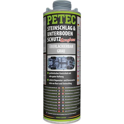 Petec Steinschlag- & Unterbodenschutz in Grau 1000 ml, Kautschukbasis (1/2)