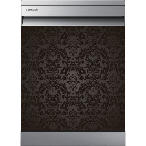 Stickers Lave vaisselle - Baroque - 60x60 cm - Adhésif BRILLANT (1/2)