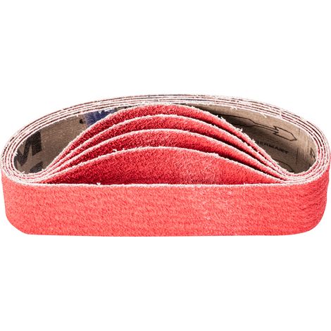 PFERD TOOLS Keramikkorn Schleifband BA 50x450mm CO-COOL40 für Edelstahl-Schliff mit Rohrbandschleifer 20 Stk (1/4)