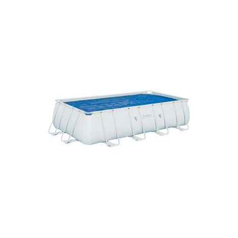 TELO TERMICO COPERTURA PISCINA RETTANGOLARE STEEL FRAME  per piscine cm.732x366 (art.58228)    BESTWAY