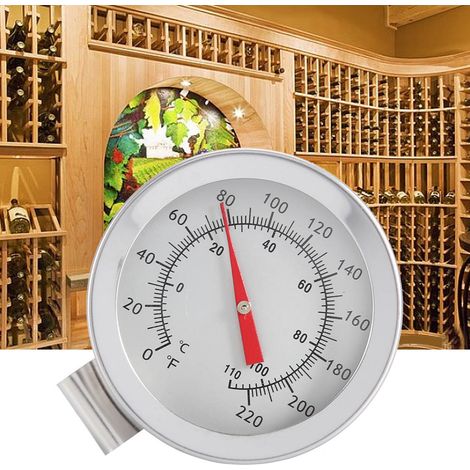 1 Stück Wasserkocher-Clip-Thermometer mit Skala, geeignet für Heimbrauen, Wein und Bier (1/5)