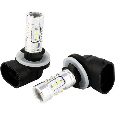 AMPOULES ANTIBROUILLARD LED PAIR FOG LIGHT LAMP H27 881 50W PAR AUTO LAMPADINE (1/4)