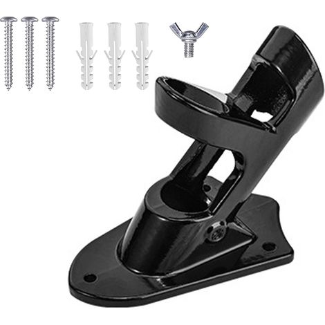 Matériel : Stainless Steel & Aluminum Alloy Kit pour Ensemble Mât de Drapeau et Support de Fixation Adaptable à 45°/90° - 1,8 m Sectional 6 ft Pole - Garantie Résistant à la Rust pour Déployer Proudly (1/5)