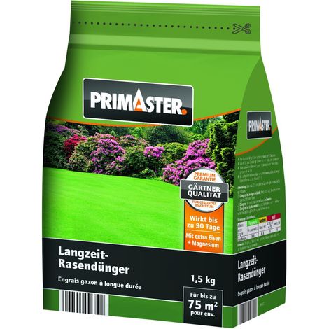 Primaster Rasendünger Sofortwirkung Langzeitwirkung 1,5kg 75m² mineralisch