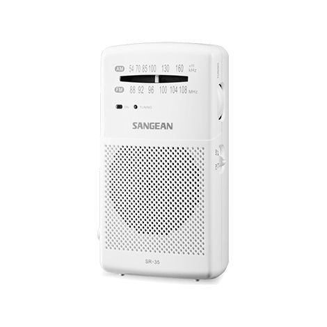 SANGEAN SR-35 BLANCO/ RADIO DE BOLSILLO FM/AM/ALTAVOZ INTEGRADO/TOMA AURICULARES (1/5)