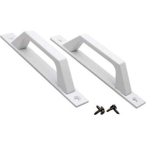 Poignée de porte en alliage d'aluminium avec poignée de porte de cuisine en verre, fabriquée en aluminium et en plastique (1/5)
