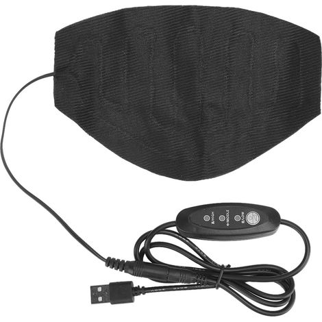 Coussin chauffant cervical USB, tissu lavable, réglable, portable, chaleur douce pour le cou (1/5)
